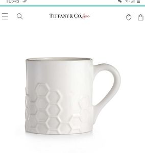 Tiffany's & Co honey comb mug set